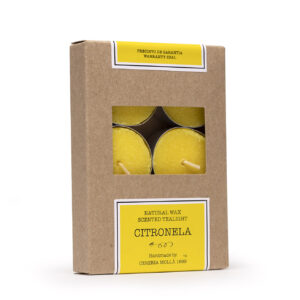 vela Tea ligth citronela (pack 6 unidades)