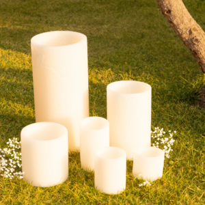 velas huecas redondas fanales