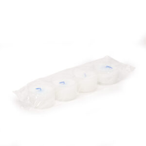 velas glasse plástico pack 4 unidades